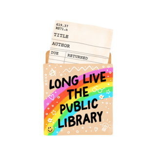 Long Live the Public Library Sticker