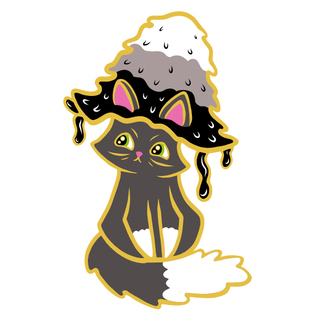 Inki the Cat Enamel Pin