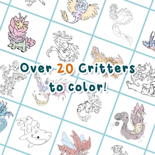 Digital Download - Hidden Critter Club Coloring Book