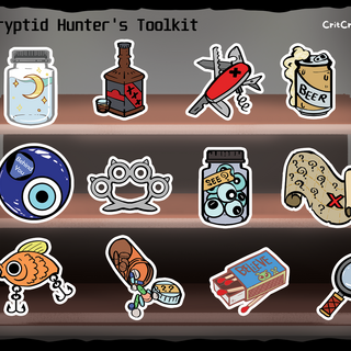 StickerSheet: Cryptid Hunter's ToolBox