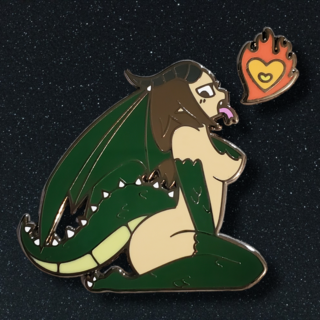 DragonGirl Pin