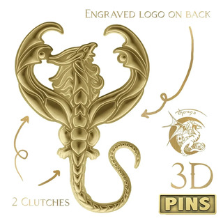 Limited edition 3D Scorpio pin