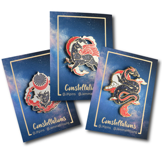 Constellations Pin - lunar eclipse