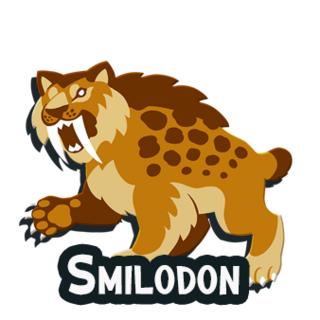 Smilodon Pin