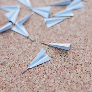 Metal Airplane Push Pins