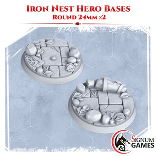 Iron Nest Hero Bases 24mm х2 №1