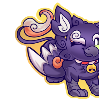 (1) Mythical Lucky Holo Sticker