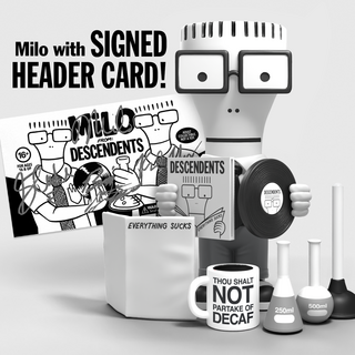 Milo 7" vinyl figure w signed header card
