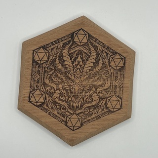 Dragonthulu WOOD Engraving