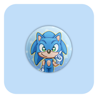 Badge Button - Sonic