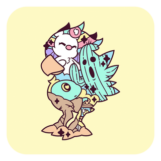 Magical Silhouette Chocobo Enamel Pin