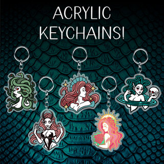 Femme Fatale Keychains