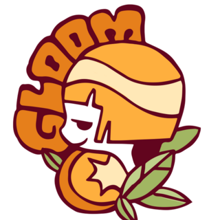 Gloom Tangerine Enamel Pin