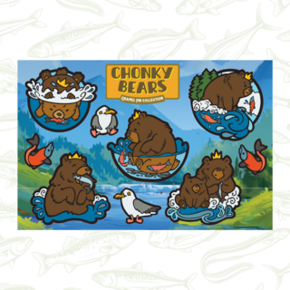 Sticker Sheet | Chonky Bears Collection