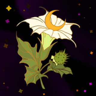 Enamel Pin: Datura