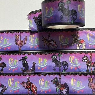 Chthonic carousel washi tape