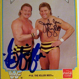 The Killer Bees Autographed Trading Card - 1987 Circle K