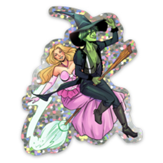 "Take Flight" GLITTER Sticker*