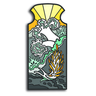 Sticker | Intertidal Triptych - Anemone & Nudibranch