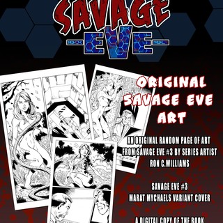 Savage Eve #3 Original ART!!!
