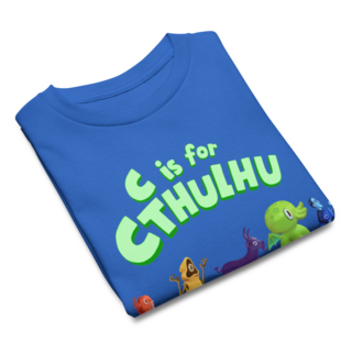 Youth T-Shirt - C is for Cthulhu Line-Up (Blue)