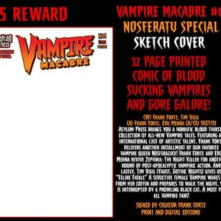 Vampire Macabre #1C Nosferatu Sketch