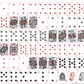 High Fidelity Playing Cards Uncut Sheet
