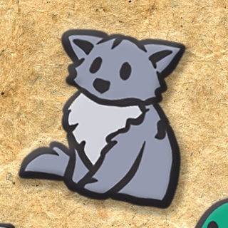 Wolf Mini Pin