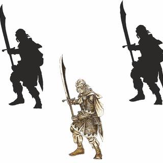 4 Sell Sword Guild Elven Great Swords