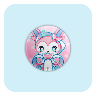 Pokemon Sylveon Badge Button