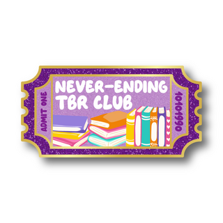 Never-ending TBR Club Pin