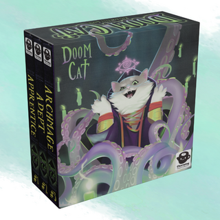Doom Cat dice game complete boxed set