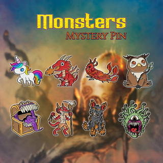 Mystery Monsters Pin