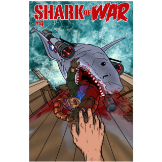 Shark of War #4 Amanda Rachels Cover