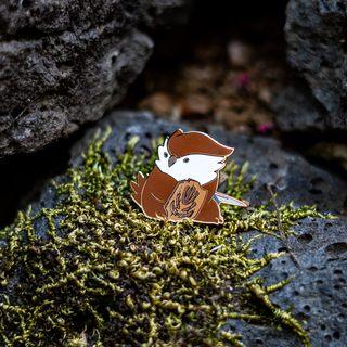 Shield, Owlbear Fighter Pin (008)