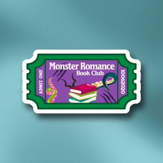 Book Club Sticker - Monster Romance