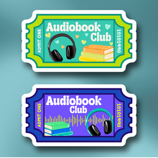 Book Club Sticker - Audiobook