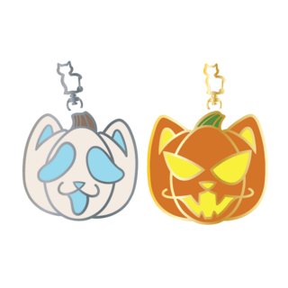 Pumpkin Cat Shakers