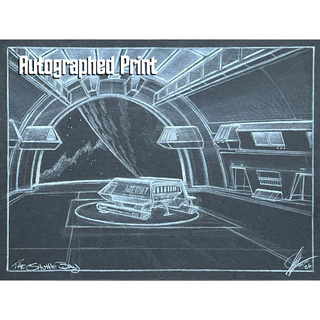 John Eaves - Galileo Shuttle Bay Artwork - Autographed Print--