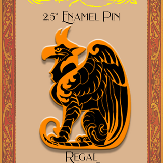 Regal Lord of the Griffins Enamel Pin