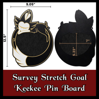 Engraved Keekee Pin Board (Crafted by Dragon Woodshop)