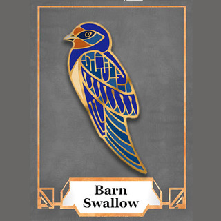 Barn Swallow Pin