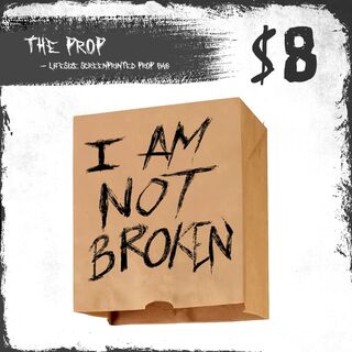 Bag Lady Screen-printed Prop