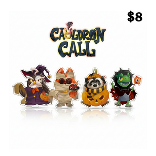 Halloween Acrylic Fridge Magnets (4pcs)
