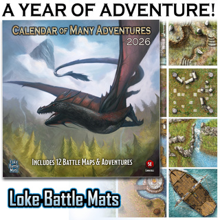 Digital Calendar - Maps & PDF Adventures