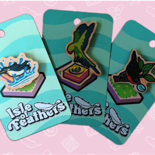 Wooden Pin - Penguin