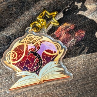 Acrylic Keychain Dragon Books