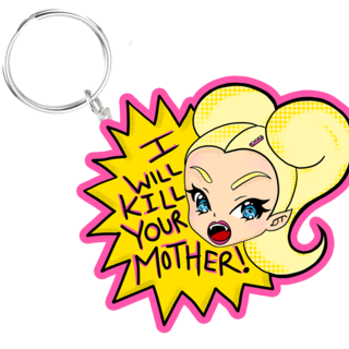 2.25" Clear Acrylic Keychain of any unlocked design