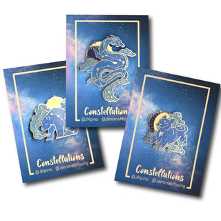 Constellations Pin - Stary Night