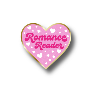 Romance Reader Heart Pin